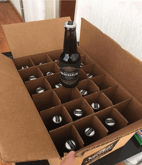 carton de cerveza etiqueta medex